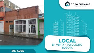 VENTA DE LOCAL EN TUNJUELITO - BOGOTÁ