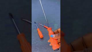 Orange Long Screwdriver Set