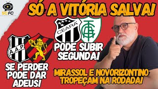 🌵SPORT PRECISA DA VITÓRIA ⚽ NOVORIZONTINO E MIRASSOL TROPEÇAM E ATÉ GOIÁS TEM CHANCE😱🚨✅