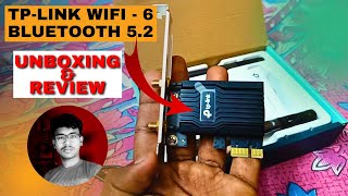 TP Link WIFI 6 & BLUETOOTH 5.2 PCI Card Unboxing Setup And Review Hindi - TP Link Wifi PCI Card