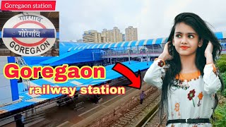 Goregaon 🚆 Railway Station Mumbai || Goregaon station local market गोरेगांव स्टेशन #goregaon