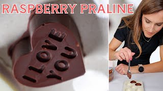 Raspberry Chocolate Praline - Valentine's Day Dessert