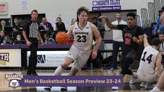 2023-24 Nazareth Men's Basketball Season Preview