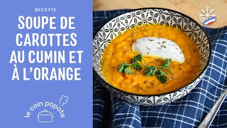 Soupe de carottes au cumin et à l’orange