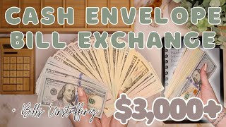 $3,000+ Bill Exchange & Cash Condensing | Unstuffing February/March Expsenses | 24 Year Old Budgets