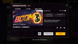 Playing GRENADE MASTER in free fire