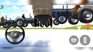 Indian Tractor Trolley Driving simulator ramp Android Classic phone Gameplay video #43