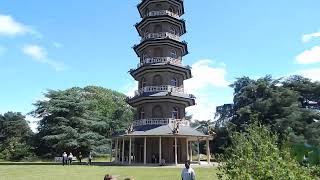 Kew Gardens, the Chinese Pagoda built in 1761-62, restored in 2018, the dragons are spectacular