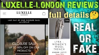 luxelle london com reviews | luxelle-london.com legit or scam | luxelle london real or fake