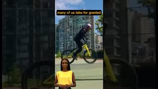 AI Avatar: Fun Facts | Balancing on a Bicycle... | #ai #shorts