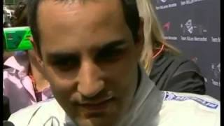 F1 Germany 2005   Montoya Interview after Qualifying