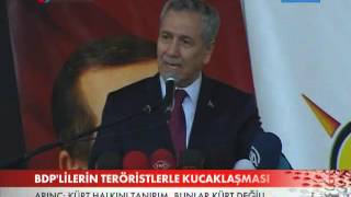 Bülent Arınç, BDP milletvekillerinin Teröristlerle Sarılmasına Sert Tepki.