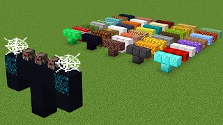 New Minecraft Mutants vs all ore golems Battle