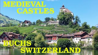 Medieval Castles in Buchs, St. Gallen, Switzerland