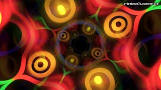 VJ LOOP 134 - Multicolor Psychedelic Abstract Shapes 2 - 4K - 10 min