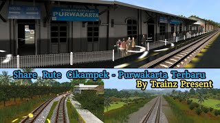 Share Rute Cikampek Purwakarta By Trainz present FreeWaree Trainz Simulator Android