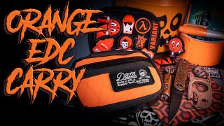 orange data crew pouch dump for christmas! 🎁 civivi lumi, notorious edc, blackflag, rovyvon & more!