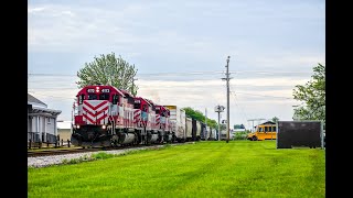 WAMX 4173 Leads T004 West Through Milton Wi