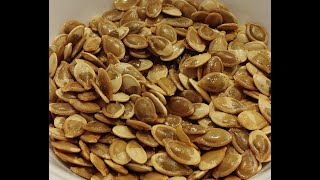 Oven Roasted Pumpkin Seeds