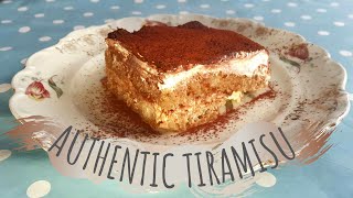 Authentic Italian TIRAMISU recipe / No Alcohol / QUICK and EASY no BAKE Coffee Dessert