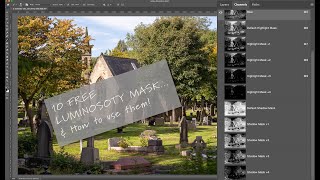 10 Free Luminosity Masks for Photoshop