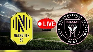 Live Nashville vs Inter Miami CF football live match today scoringCONCACAF Champions League