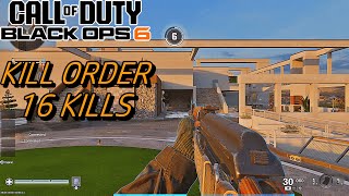 Call Of Duty Black Ops 6 Beta Kill Order 16 Kills Multiplayer Gameplay NO COMMENTARY