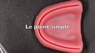 Le point de suture simple