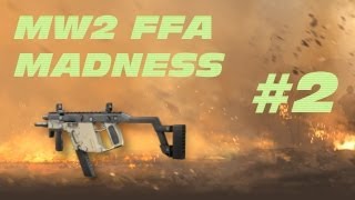 MW2 Free For All Madness Episode 2 - Vector On Crash (Three Person Live Commentary)