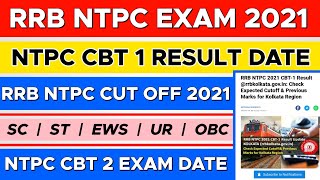 Rrb ntpc cut off 2021 | Ntpc cut off 2021 | rrb ntpc/Rrb ntpc cbt 2 exam date/Group d exam date 2021