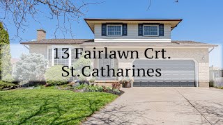 13 Fairlawn Crt, St. Catharines - New Listing