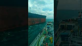 Proses Sandar 🚢 VLCC #vlcc #shorts #seaman #ship #biggest #largest #tanker #singapore #aepa #anchor