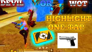 FREE FIRE// ONLY ONE-TAP //ONLY DESERT EAGLE #attitudegamer #gaming #freefirehighlights