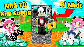 REDHOOD THỬ THÁCH 24GIỜ VƯỢT NGỤC NHÀ TÙ KIM CƯƠNG TRONG MINECRAFT*MỀU TRỐN KHỎI BẪY TROLL CỦA PANDA