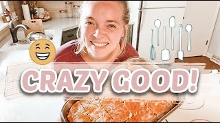 MAKING PUMPKIN HONEY BUN CAKE! || SO YUMMY! 🤤