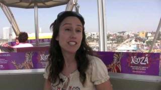 Author/Comedian Elizabeth Beckwith Interview at the Santa Monica Pier