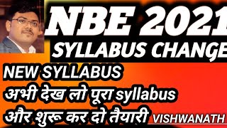 #NBE LATEST SYLLABUS #NBE UPDATED SYLLABUS