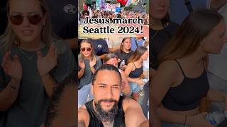 Jesus march Seattle WA 2024!!! #JesusChrist #God #HolySpirit #fellowship #amen #revival #pray