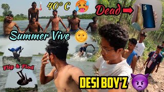 40°C 🥵🌡️Pe Nahane jake ho gaya mota nuksan 🥲 Extreme Fun with Boy'z 🔥 Phone📱 Dead 💔#robertjames