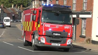 Suffolk Fire & Rescue Service - Newmarket Water Carrier Responding