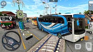 Indonesia Bus Simulator Gameplay || Driving Passanger Bus In City || { Android, ios }