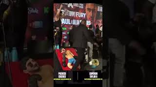 JOHN FURY GETS VERY UPSET WITH KSI AND DESTROYS THE PRESS CONFERENCE!!