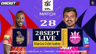 TRINBAGO KNIGHT RIDERS VS BARBADOS ROYALS | CPL 2024 | MATCH-28 | LIVE | CRICKET GAME | QtxPalash