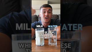 HYDRATION EXPLAINED - Milk vs Water