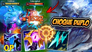 A NOVA BUILD DO VOLIBEAR COM CHOQUE DUPLO É MUITO FORTE !! - LEAGUE OF LEGENDS