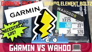 GARMIN VS WAHOO/COMPARATIVA DE GPS/CICLOSALMOZARA/#garmin #wahoo