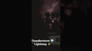 Thunderstorm ⛈️ ll Lightning ⚡🌩️ ll Monsoon season in Assam #shorts #youtubeshorts #trending