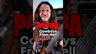 Pantera - Cowboys from Hell #guitar #metal