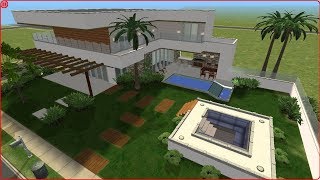 CASA MODERNA COM DEC [EXTERNA] - THE SIMS 2 [SPEED BUILD]