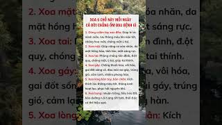 Xoa 6 chỗ này mỗi ngày cả đời chẳng ốm đau bệnh gì #suckhoe #doisong #baihoccuocsong #xuhuong #reels